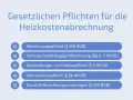 Gesetzliche Pflichten zur Heizkostenabrechnung: Abrechnungspflicht, verbrauchsabhängige Abrechnung, Ausstattungs- und Ablesepflicht, Informationspflicht, Einsicht in Unterlagen.