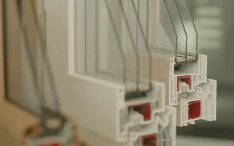 Schnittansicht eines Fensters mit Dreifachverglasung. Informieren Sie sich über was kosten 3 fach verglaste fenster mit einbau.